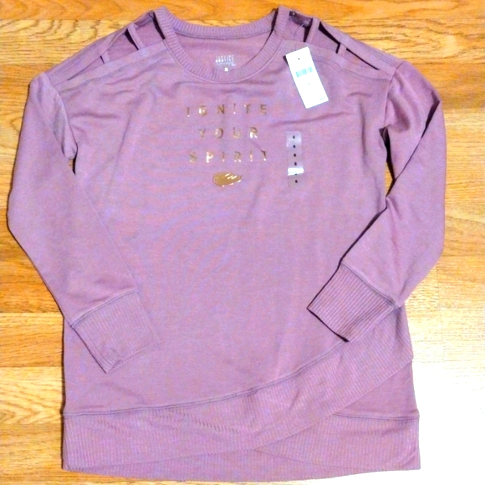 Justice Sweater Girls Size 8 Pink